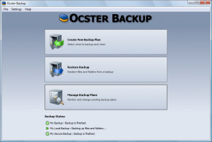 Ocster Backup - náhled