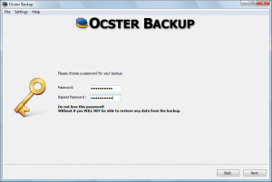 Ocster Backup - náhled