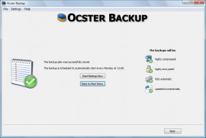 Ocster Backup - náhled