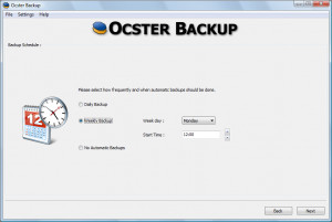 Ocster Backup - náhled