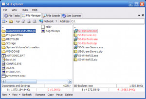SE-Explorer Portable - náhled