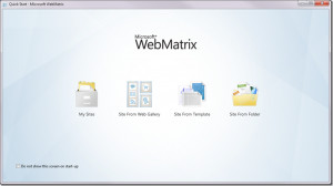 Webmatrix - náhled