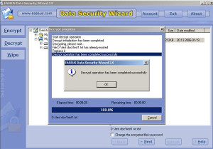Data Security Wizard - náhled