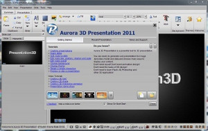 Aurora 3D Presentation - náhled