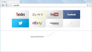 Yandex Browser - náhled