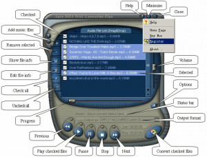 Aare MP3 WAV Converter Plus - náhled