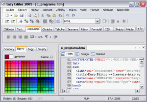 Easy Editor 2005 - náhled