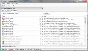 Disk Space Analyzer - náhled