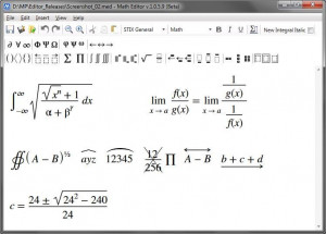 Math Editor - náhled