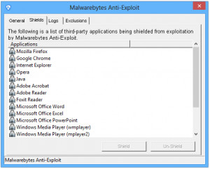 Malwarebytes Anti-Exploit - náhled