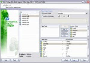 EMS PostgreSQL Data Import - náhled