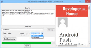 Youtube And Facebook Video Downloader - náhled