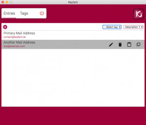 Keyfant Offline Password Manager - náhled