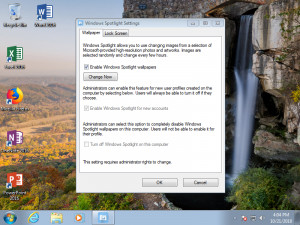 Spotlight for Windows 7 - náhled
