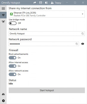 Omnify Hotspot - náhled