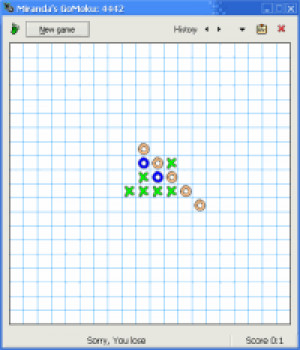 GoMoku game - náhled