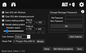 Steam Quick Switch - náhled