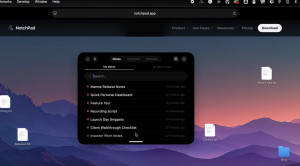 NotchPad - náhled