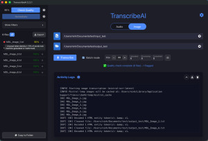 TranscribeAI - náhled