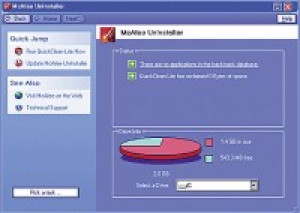 McAfee Uninstaller - náhled