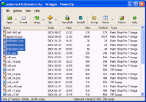 PowerZip - náhled