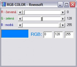 RGB Color - náhled