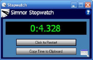 Simnor Stopwatch - náhled
