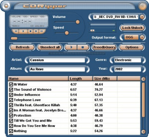 Alcyone CD Ripper - náhled