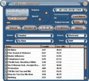 Alcyone CD Ripper - náhled