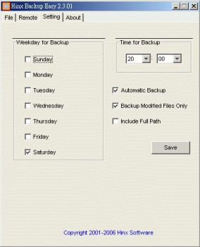 Backup Easy - náhled