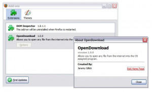 OpenDownload - náhled