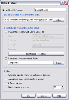 Fling FTP Software - náhled
