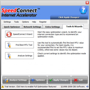SpeedConnect Internet Accelerator - náhled