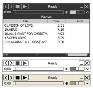 Moo0 AudioPlayer - náhled