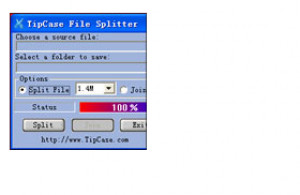 TipCase File Splitter - náhled