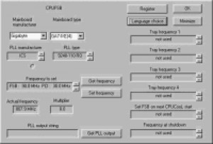 CPUFSB - náhled