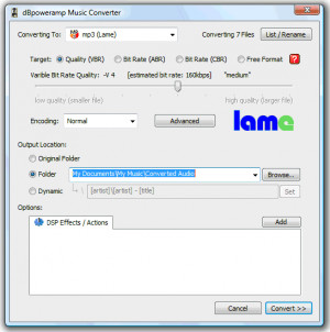 dBpowerAMP Music Converter - náhled