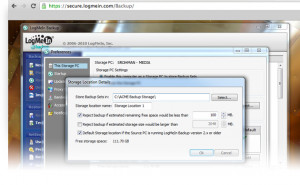 LogMeIn Backup - náhled