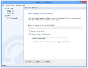 Auslogics File Recovery - náhled