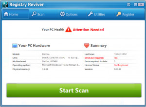 Registry Reviver  - náhled