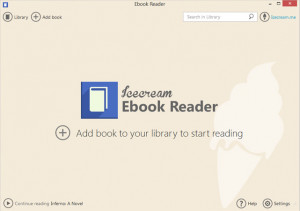 Icecream Ebook Reader - náhled