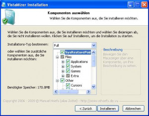 WistaMizer - náhled