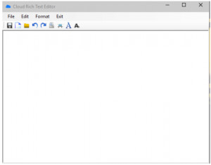 Cloud Rich Text Editor - náhled