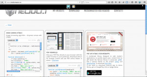 Firescreen - Screenshots webpage - náhled
