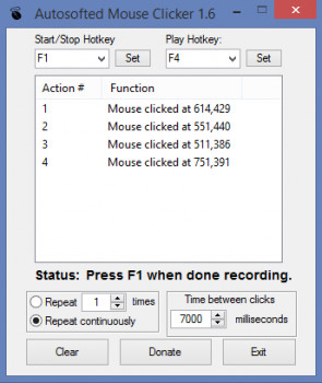 Autosofted Mouse Clicker - náhled