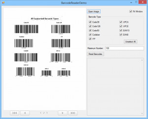 Dynamsoft Barcode Reader - náhled
