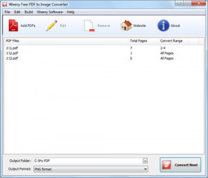 Weeny Free PDF to Image Converter - náhled