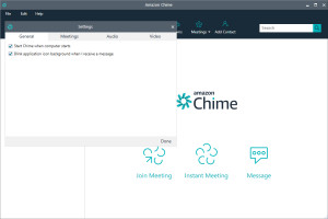 Amazon Chime - náhled