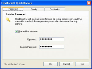 FlexibleSoft Quick Backup - náhled
