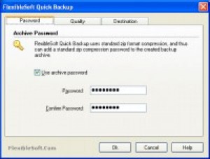 FlexibleSoft Quick Backup - náhled